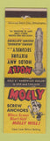 Matchbook Cover - Molly Screw Anchors