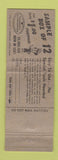 Matchbook Cover - Molly Screw Anchors