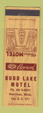 Matchbook Cover - Budd Lake Motel Harrison MI