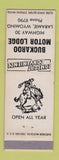 Matchbook Cover - Buckaroo Motor Lodge Laramie WY