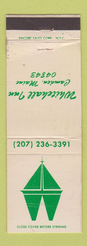 Matchbook Cover - Whitehall Inn Camden ME WEAR