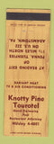 Matchbook Cover - Knotty Pine Tourotel Adamstown PA