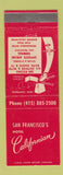 Matchbook Cover - Hotel Californian San Francisco CA