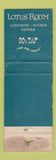 Matchbook Cover - LaSalle Hotel Chicago IL WORN