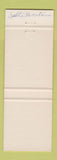 Matchbook Cover - Mile Hi Motel City Center  Butte MT