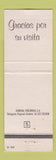 Matchbook Cover - Hotel Mijas Malaga Spain WEAR