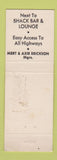Matchbook Cover - Arrowhead Motel Superior WI