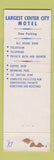 Matchbook Cover - Lombardy Motel Atlantic City NJ