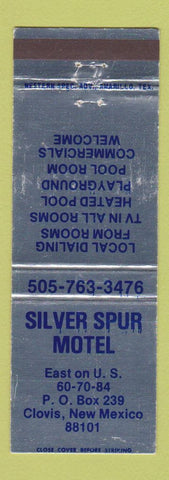 Matchbook Cover - Silver Spur Motel Clovis NM WEAR