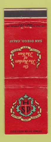 Matchbook Cover - Hotel San Diego CA WEAR