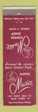 Matchbook Cover - Hotel Maurice New York City WEAR