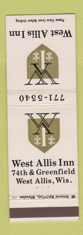 Matchbook Cover - West Allis Inn WI