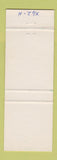 Matchbook Cover - Jarvis' Restaurant Breton NF NL