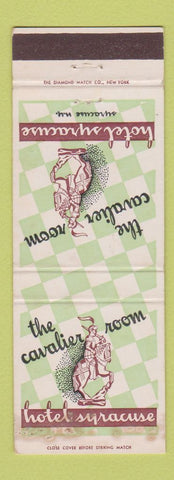 Matchbook Cover - Hotel Syracuse NY Cavalier Room