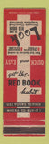 Matchbook Cover - Red Book Phone Book telephone Chicago IL WEAR