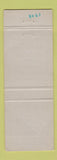 Matchbook Cover - White House Motel Brockville ON CREASES