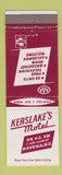Matchbook Cover - Kerslake's Motel Ravena NY