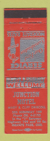 Matchbook Cover - Junction Motel Grants Pass OR