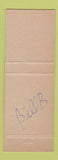 Matchbook Cover - Paul Christian Lumber Stinnett TX Concrete Truck