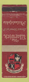 Matchbook Cover - Warwick Hotel Philadelphia PA