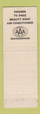 Matchbook Cover - Niteway Motel De Pere WI