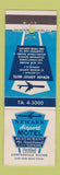 Matchbook Cover - Newark Airport Motel NJ