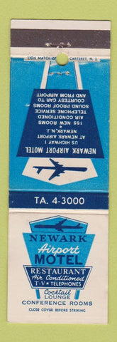 Matchbook Cover - Newark Airport Motel NJ