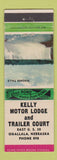 Matchbook Cover - Kelly Motor Lodge Trailer Court Ogallala NE