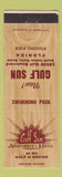 Matchbook Cover - Gulf Steam Apartments Motel South Indian Rocks Beach FL