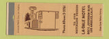 Matchbook Cover - La Dale Motel Los Angeles CA WORN