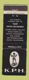 Matchbook Cover - Kensington Palace Hotel London UK England