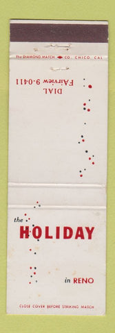 Matchbook Cover - Holiday Hotel Reno NV