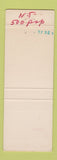 Matchbook Cover - Meadow Brook Inn Carolina RI