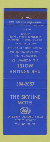 Matchbook Cover - Skyline Motel Clermont FL