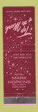 Matchbook Cover - Hotel Mark Hopkins San Francisco CA