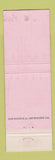 Matchbook Cover - Hotel Mark Hopkins San Francisco CA