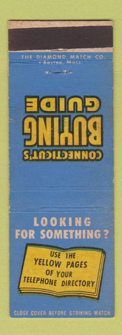 Matchbook Cover - Yellow Pages Phone Book CT Connecticut
