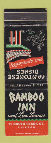 Matchbook Cover - Bamboo Inn Chinese Restaurant Chicago IL WEAR