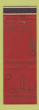 Matchbook Cover - Plaza Hotel San Antonio TX