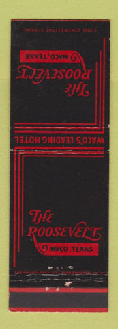 Matchbook Cover - Roosvelt Hotel Waco TX