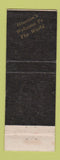 Matchbook Cover - Rice Hotel Houston TX Empire Room