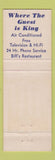 Matchbook Cover - Seville Motel Royal Oak MI