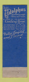 Matchbook Cover - Adolphus Hotel Dallas TX