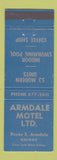 Matchbook Cover - Armdale Motel Halifax NS