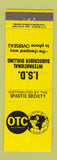 Matchbook Cover - International Subscriber Dialing Spastic Society Australia