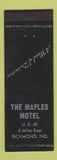 Matchbook Cover - Maples Motel Richmond IN