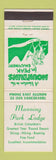 Matchbook Cover - Manning Park Lodge Allison BC