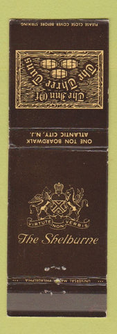 Matchbook Cover - Shelburne Hotel Atlantic City NJ
