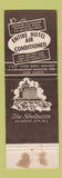 Matchbook Cover - Shelburne Hotel Atlantic City NJ