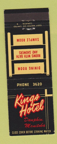 Matchbook Cover - Kings Hotel Dauphin MB